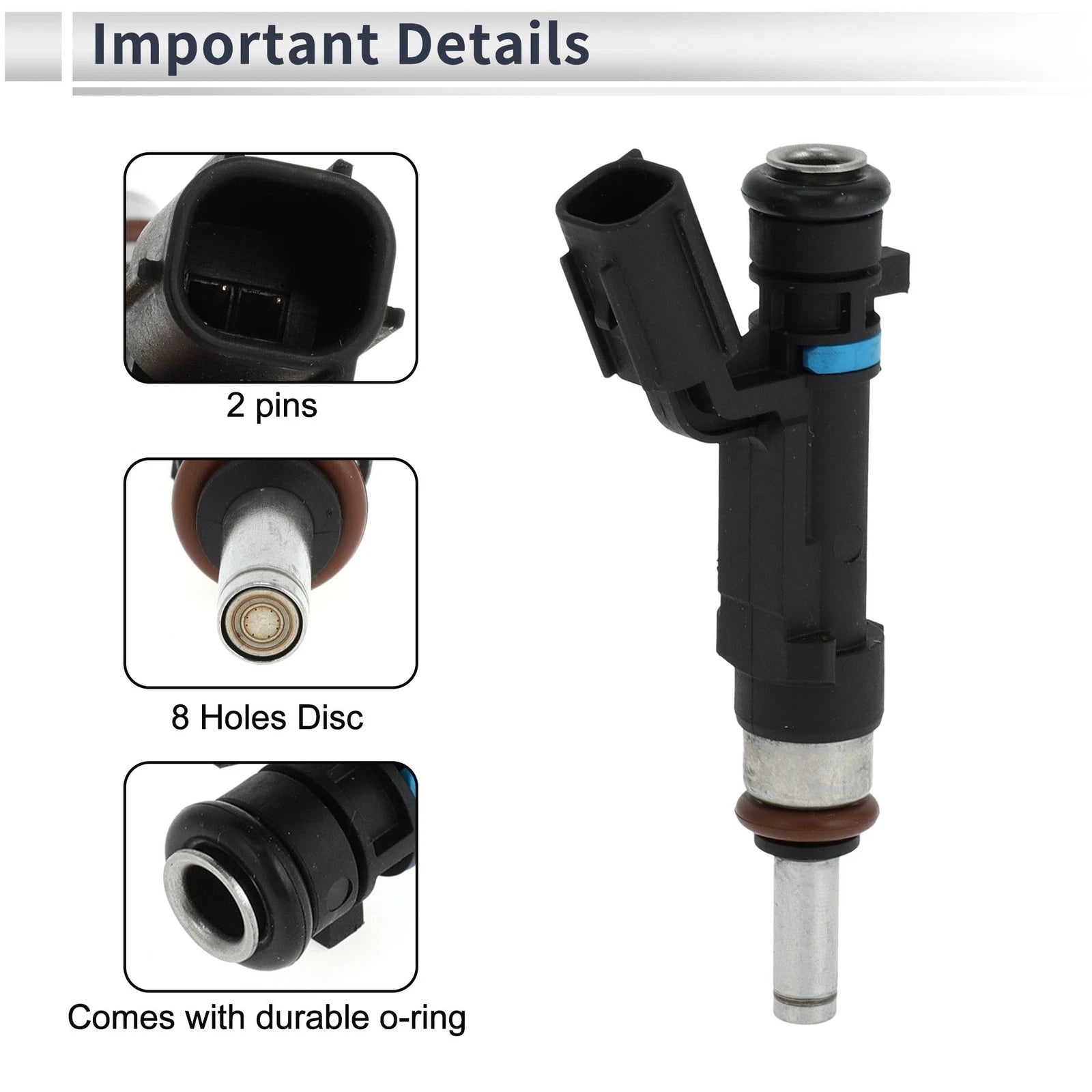 Fuel Injector Replacement for Toyota 1.0L 1KR-FE (2005–2015) 1Pc