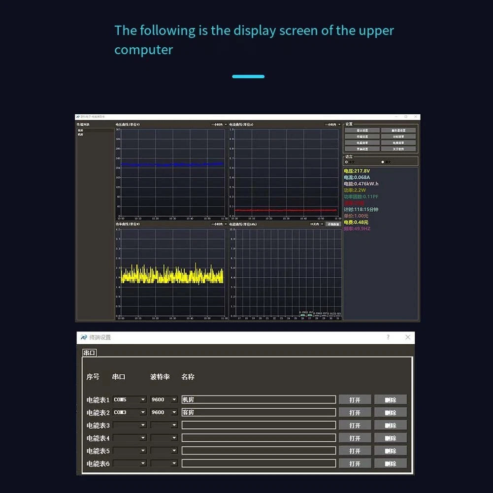 Digital Voltmeter for Easy Data Display (Universal Fit)
