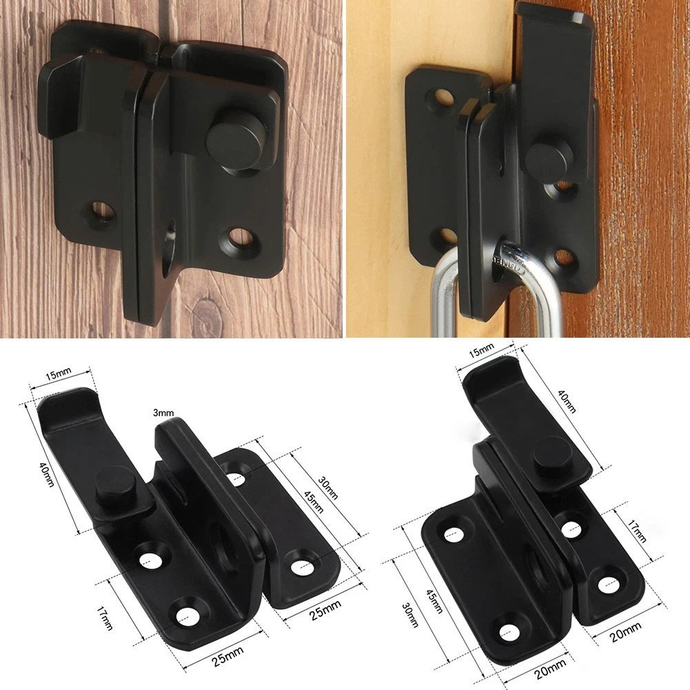 Wardrobe Door Bolt Latch Lock Bracket for Home