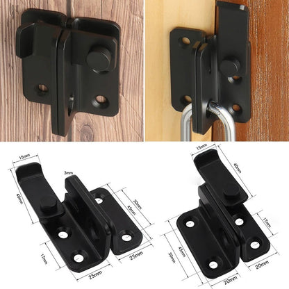 Wardrobe Door Bolt Latch Lock Bracket for Home