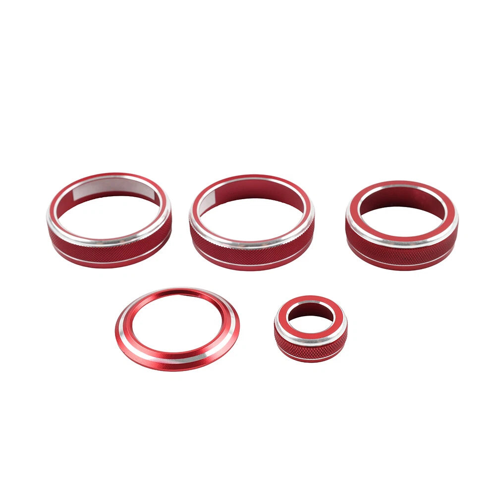 Red Console Volume AC Switch Button Ring for Lexus NX250 NX350h (2022–2024)