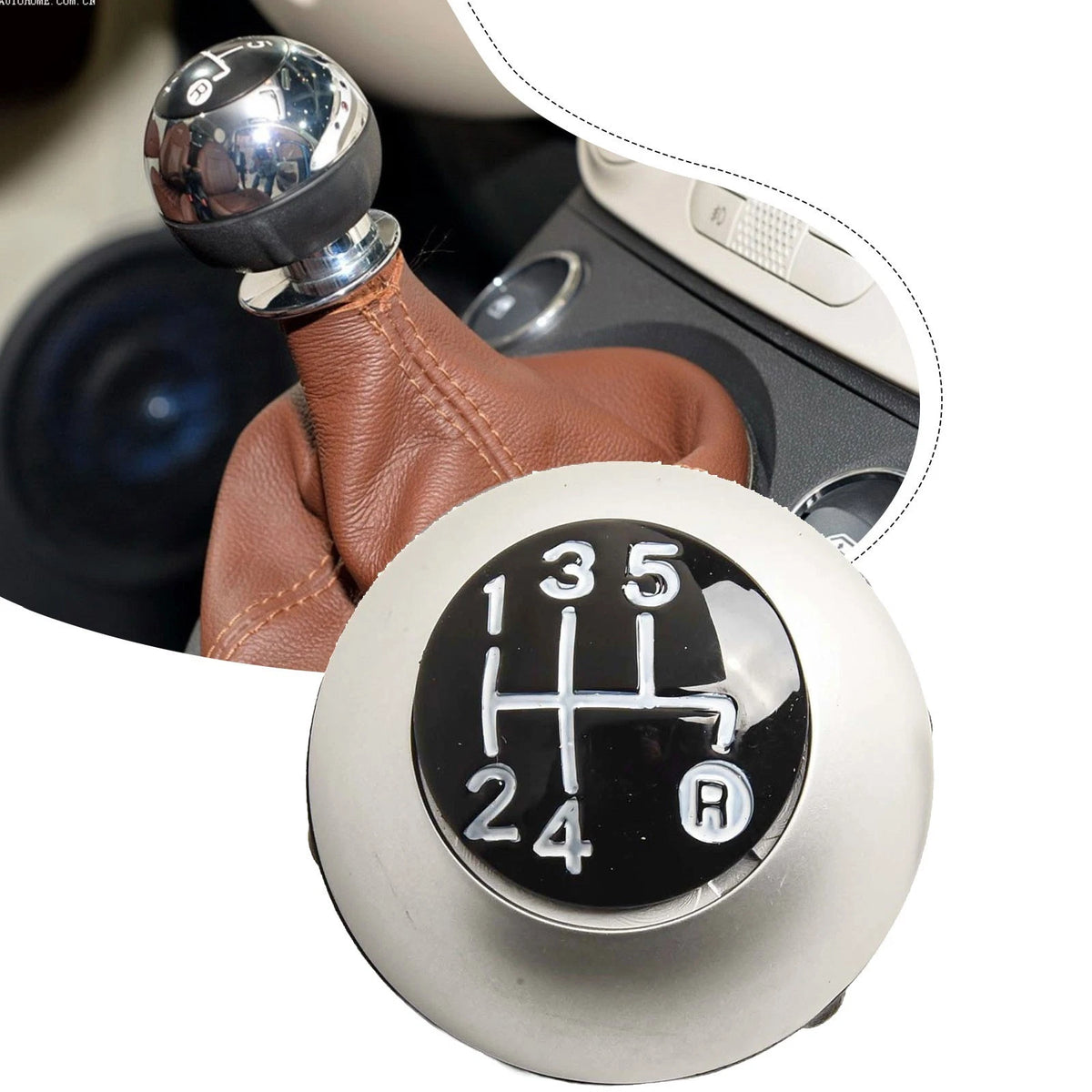 Gear Lever Head Handball Cover for Fiat (2007–2007)