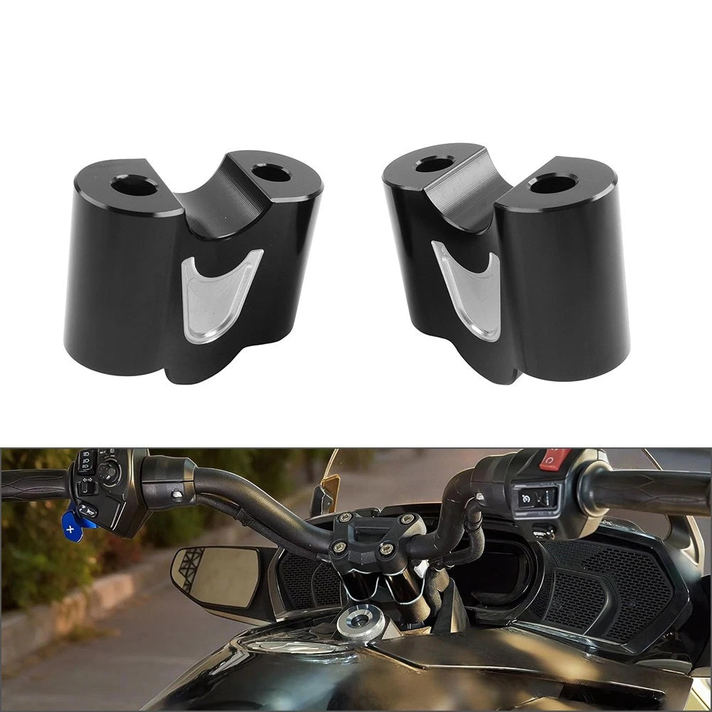 2" Handlebar Risers Mount Clamp for Can Am Spyder F3 RT (2015–2025)