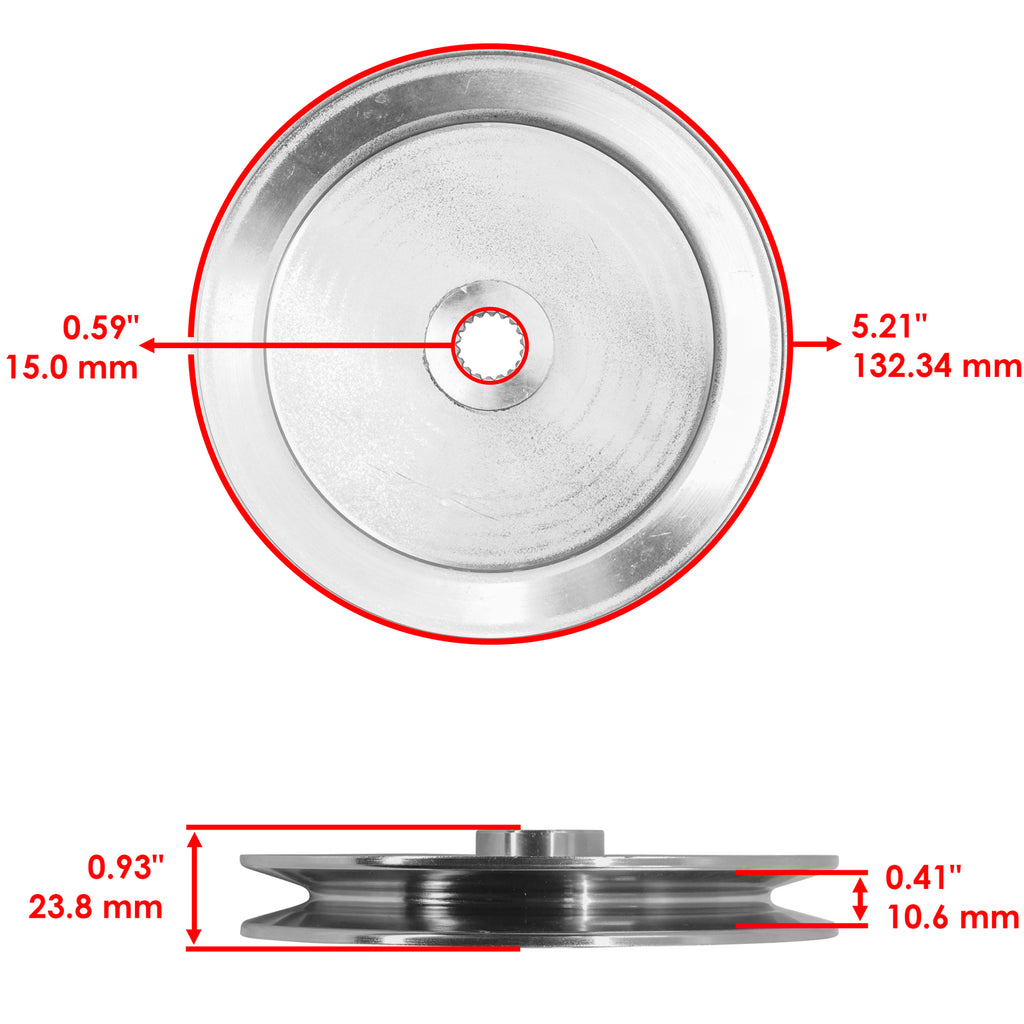 Transmission Pulley Replacement for John Deere X300 (2010–2018)
