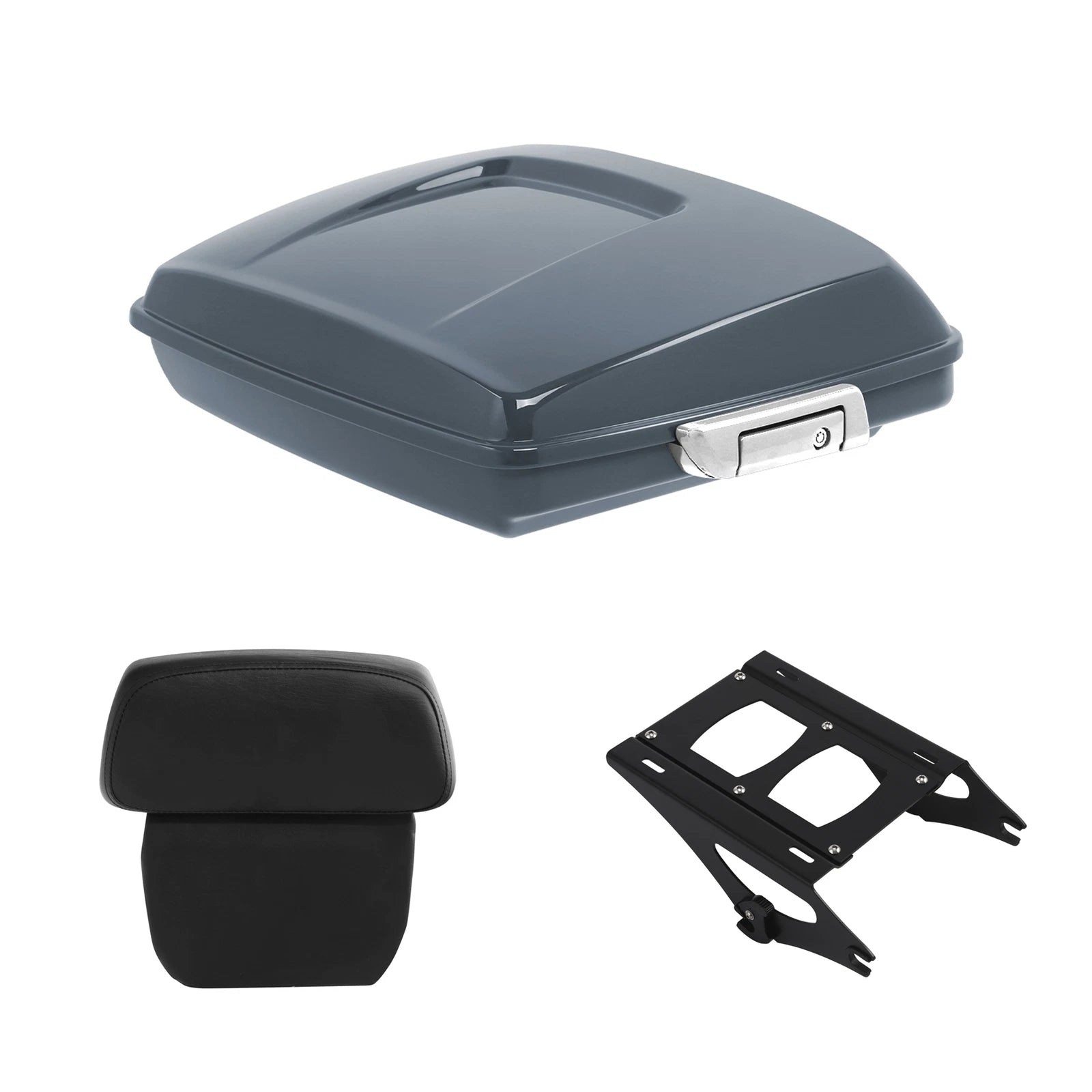 Razor Trunk Backrest Pad Mount Rack for Harley Road Glide (2014–2026)