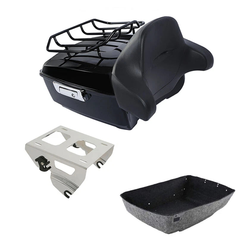 Trunk Backrest Rack for Harley Touring FLHX FLHT FLHR (2014–2026)