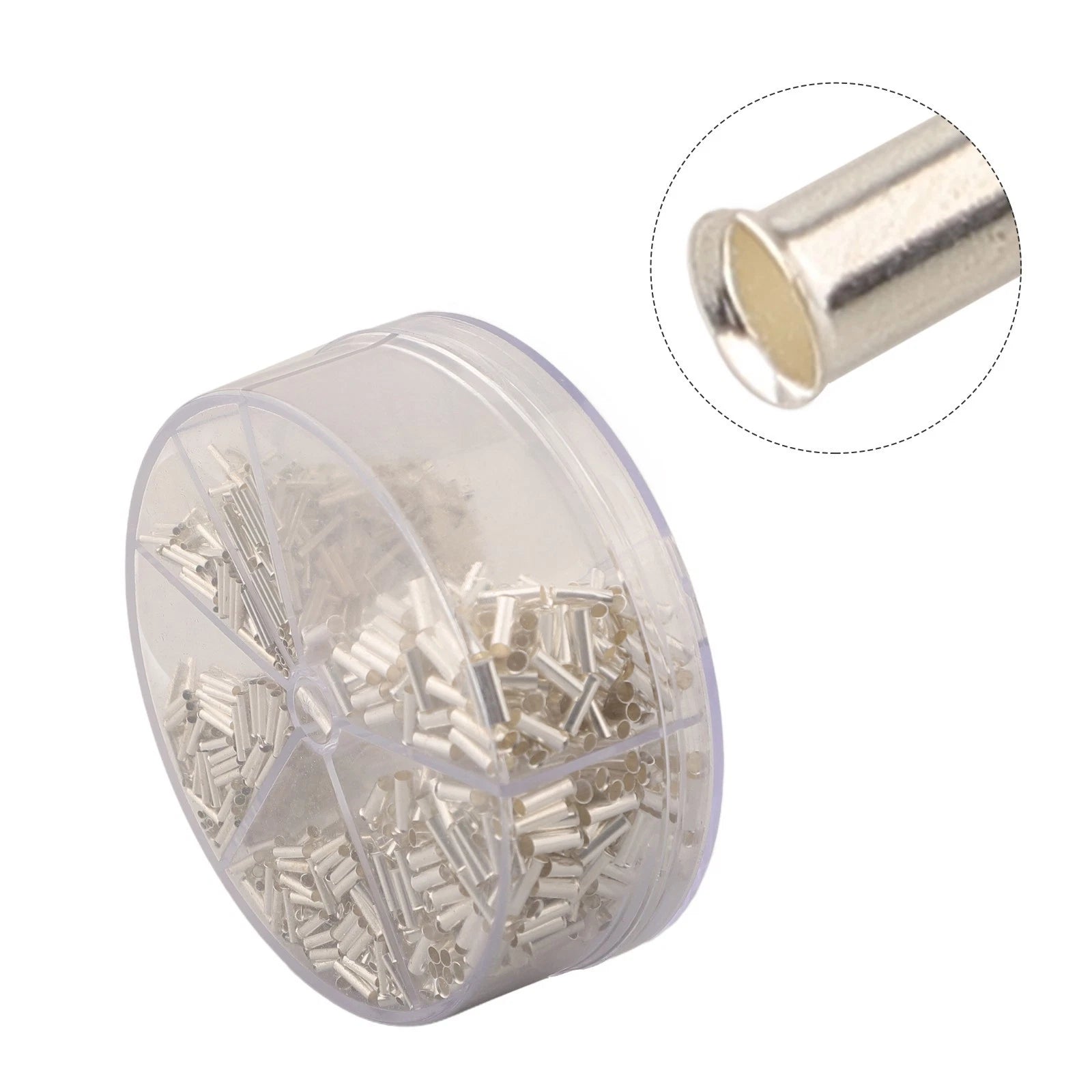 1900pcs Non Insulated Electrical Crimp Terminal Ferrule Set for