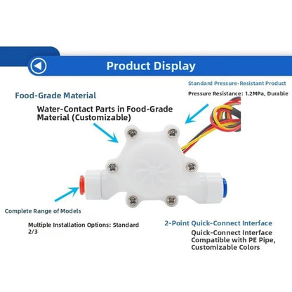 SEN-HZ06N Flow Meter ABS Housing for Various Applications (IP68 Rated)