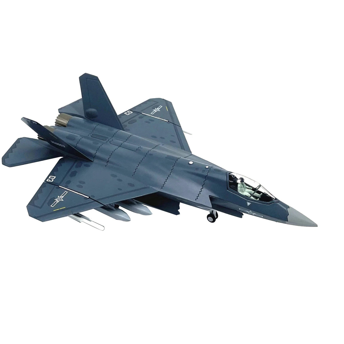 1/72 Scale Diecast Alloy J-35 Fighter Aircraft Model with Stand