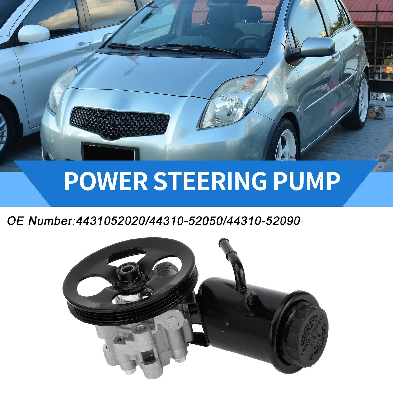 Power Steering Pump Replacement for Toyota Echo 1.5L L4 (2000–2005)