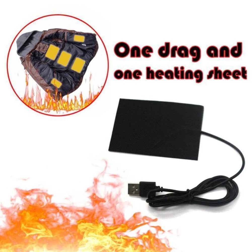 Flexible Heating Pad for Outdoor Use (5V/8W, 50-60°C)