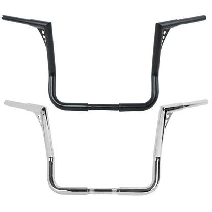 Chrome/Black 14" Ape Hanger 1 1/4" Handlebar for Harley Street Glide (1982–2024)