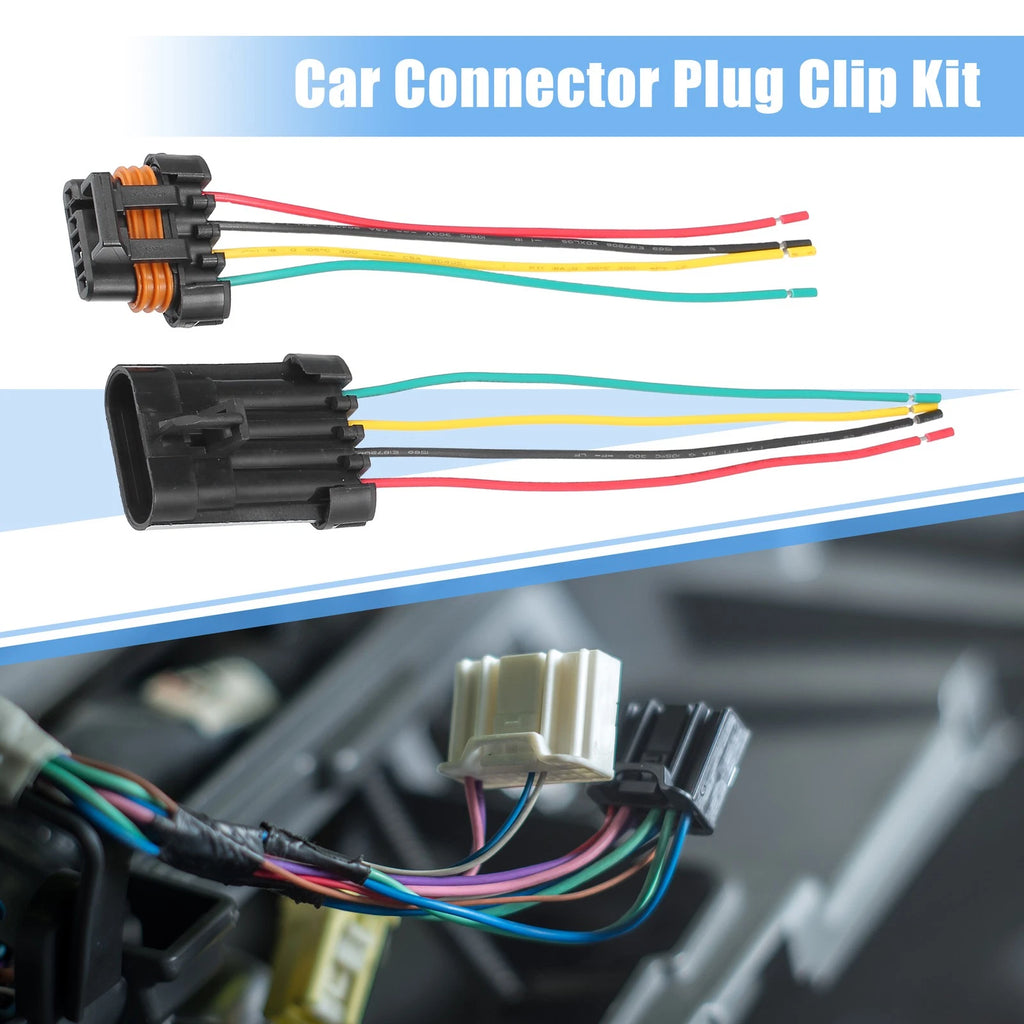 Set of 4 Oxygen Sensor Connector Adapter Plug Clips for Car