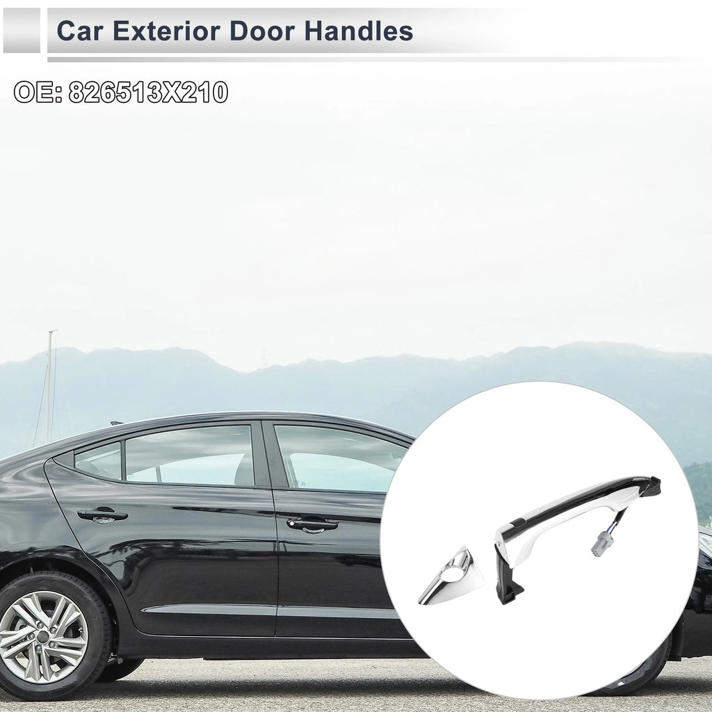 Front Left Car Exterior Door Handle Replacement for Hyundai Elantra (2011–2016)