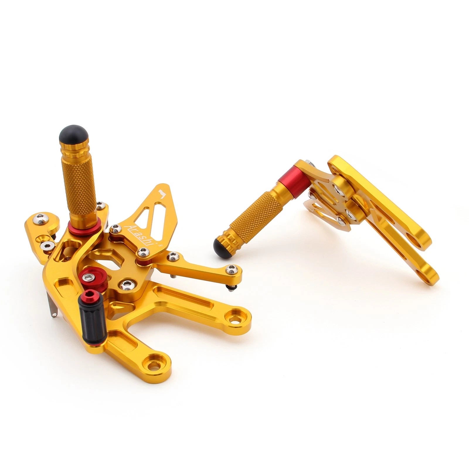 Rearsets Footpegs Pedals for Yamaha YZF-R6 (2006–2016) Gold T9