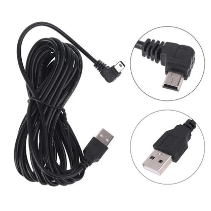 3.5m Power Cable Charger Adapter for Dash Cam (5V/2A)