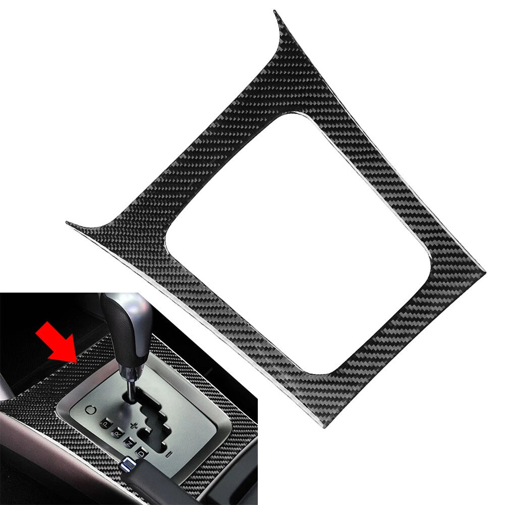 Carbon Fiber Gear Shift Panel Frame Cover for Subaru Forester (2008–2013)