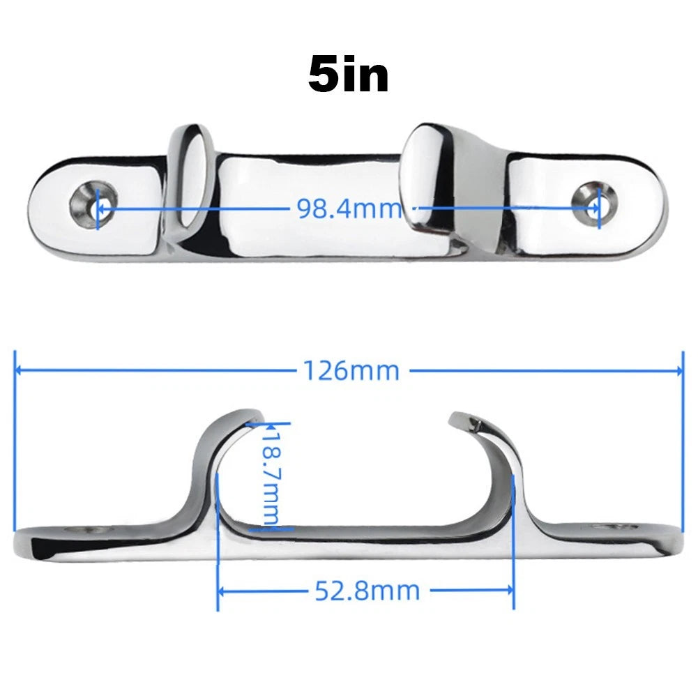 316 Stainless Steel Boat Rope Guide for Secure Deck Applications