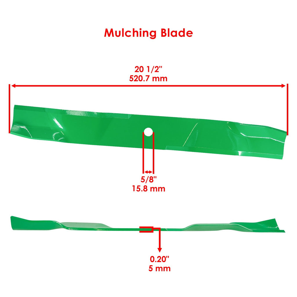Deck Blade Replacement for Hustler 36 TrimStar FasTrak SD 42 Sport Raptor (2011–2011)