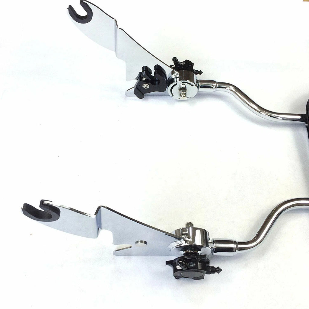 Adjustable Detachable Backrest Sissy Bar for Harley FLHR FLHX (2007–2015)