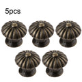 Set of 5 Zinc Alloy Vintage Drawer Pull Knobs for Cabinet