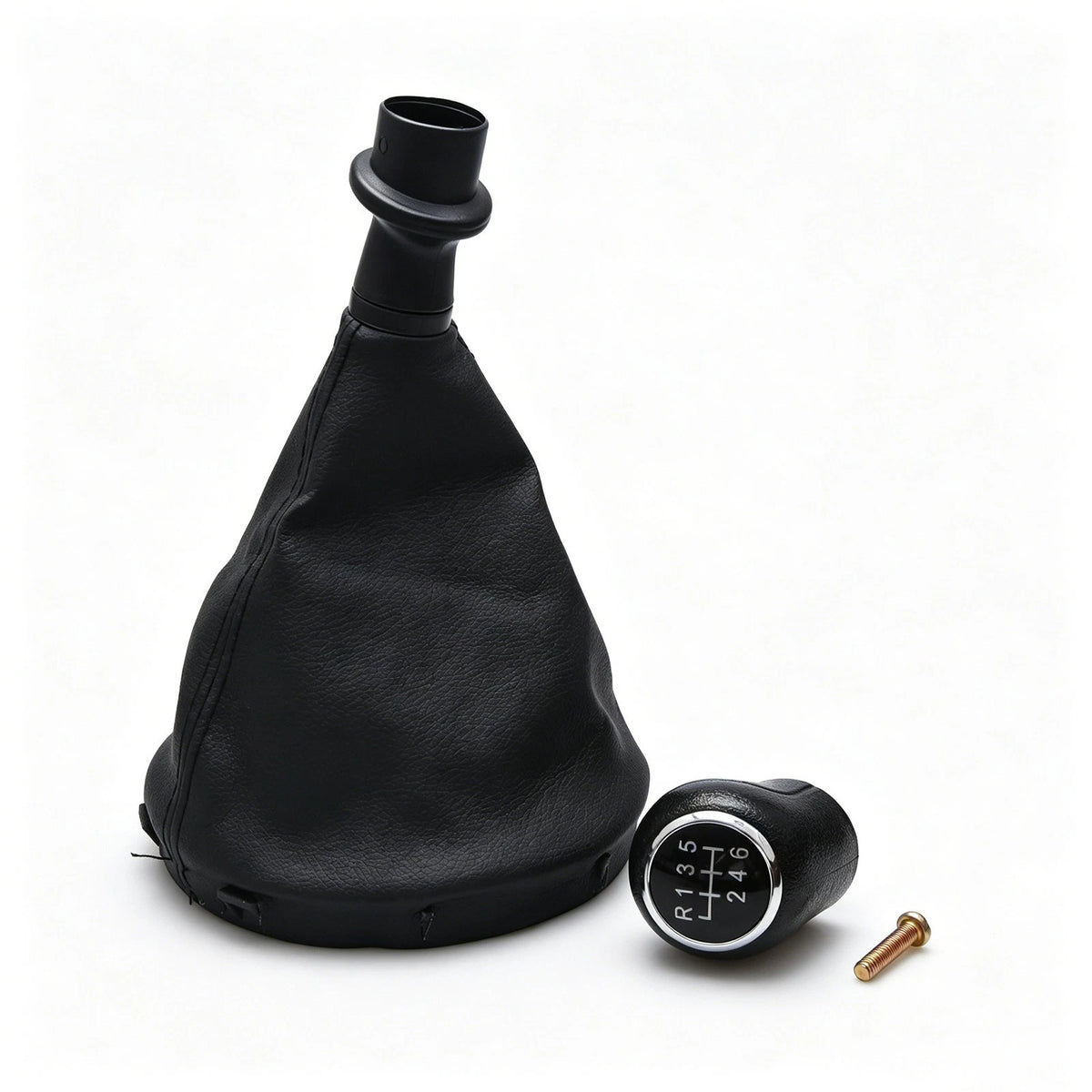 Leather Gear Knob Shift Stick Boot Gaiter for VW T5 (2003–2016) 7H0711113