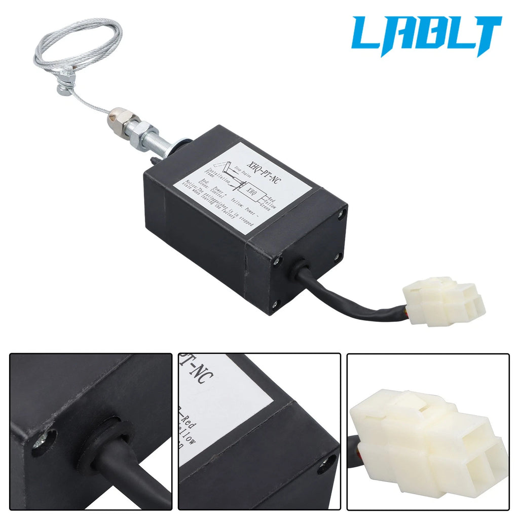 Engine Stop Solenoid Valve for LABLT XHQ-PT-12 (12V)