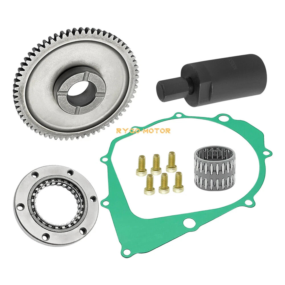 Starter Clutch Gear Bearing Gasket & Flywheel Puller for Yamaha Moto-4 Raptor 350 (2004–2007)