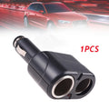 2X Dual Port Car Socket Adapter Charger for Vehicles