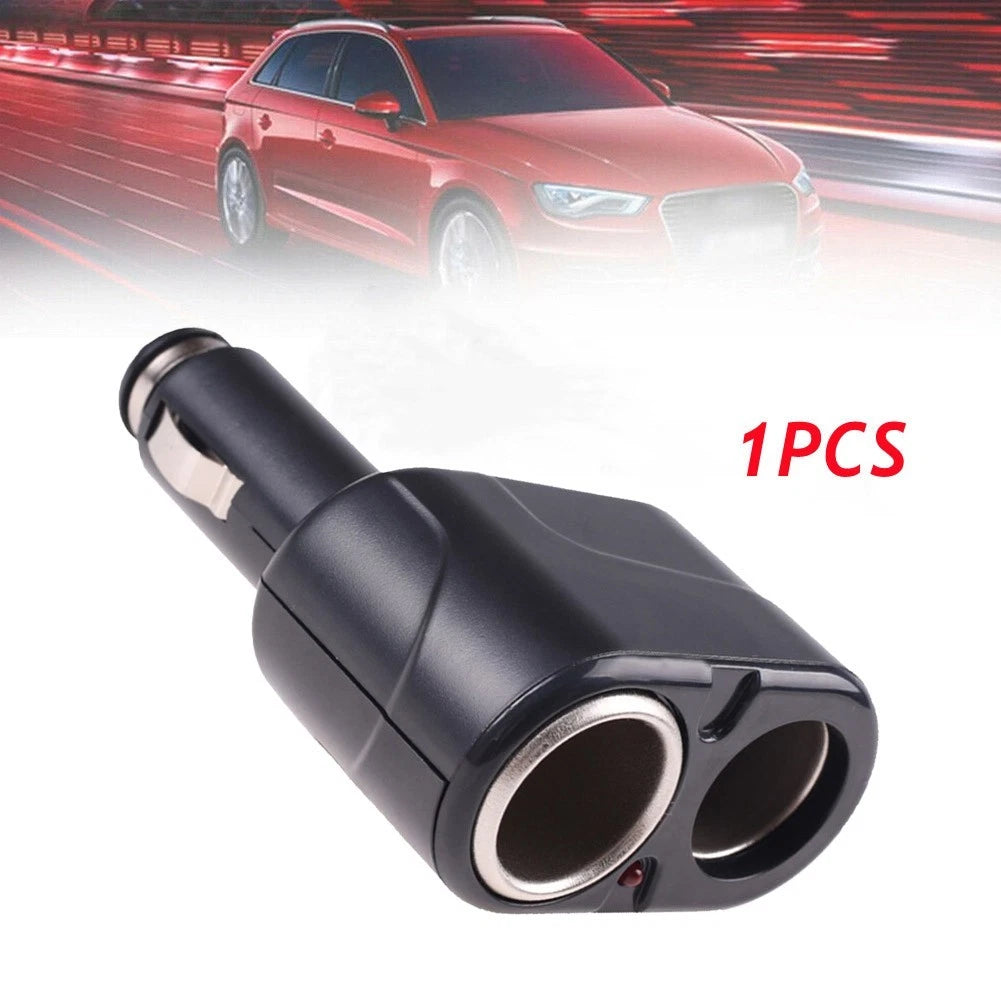 2X Dual Port Car Socket Adapter Charger for Vehicles