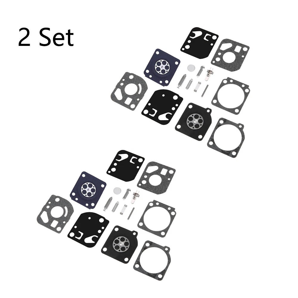 Set of 2 Carburetor Diaphragm Gasket Rebuild Kit for Zama RB-29 (N/A)