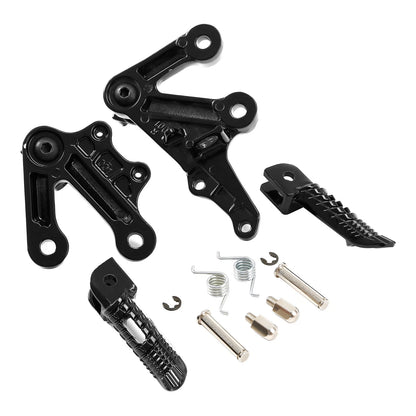 Front Rider Footpegs Footrests Bracket for Suzuki GSXR1000 (2003–2004)