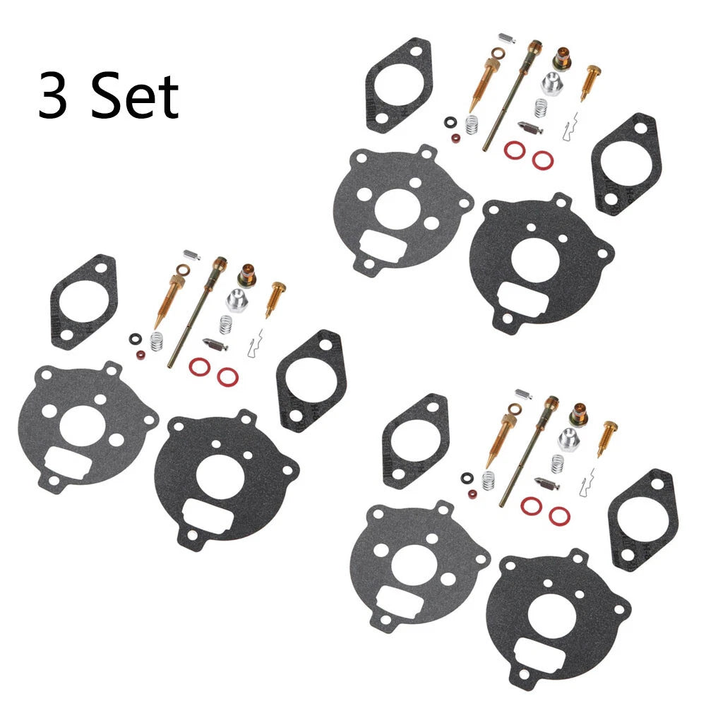 Set of 3 Carburetor Repair Kits for Briggs & Stratton 291763 295938 394693 (7-9HP)