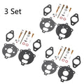 Set of 3 Carburetor Repair Kits for Briggs & Stratton 291763 295938 394693 (7-9HP)