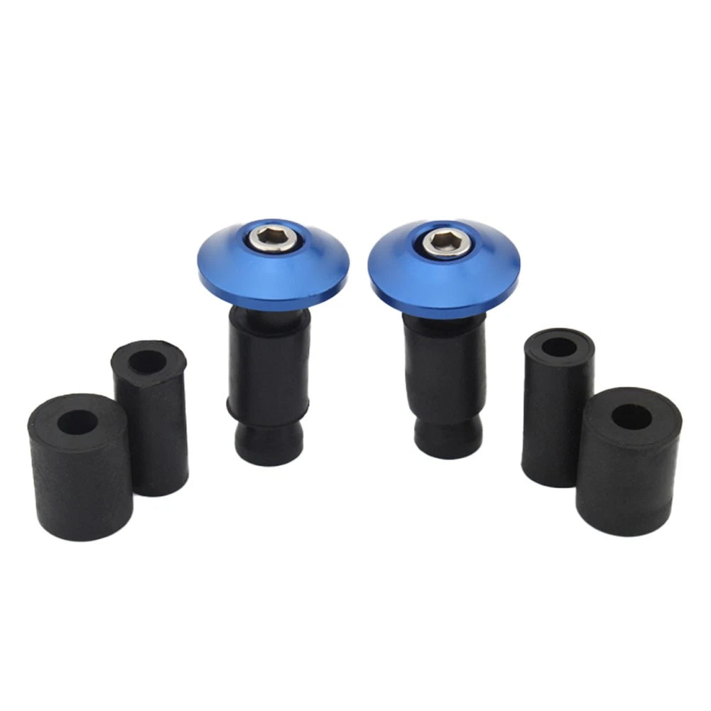 Handlebar End Caps for Motorcycle Dirt Bike 7/8" (Universal) - Blue
