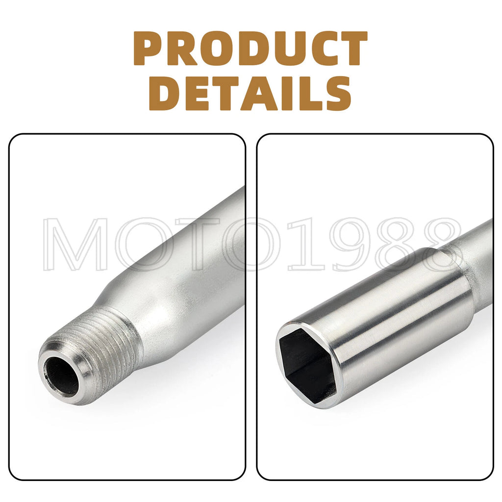 Front Wheel Axle w/ Nut 44301-MEN-000 for Honda CRF250RX CRF450RWE CRF450X (2019–2024)
