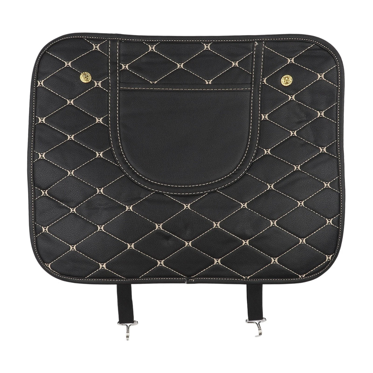 Car Seat Protector Cover for - Black PU Leather, Waterproof