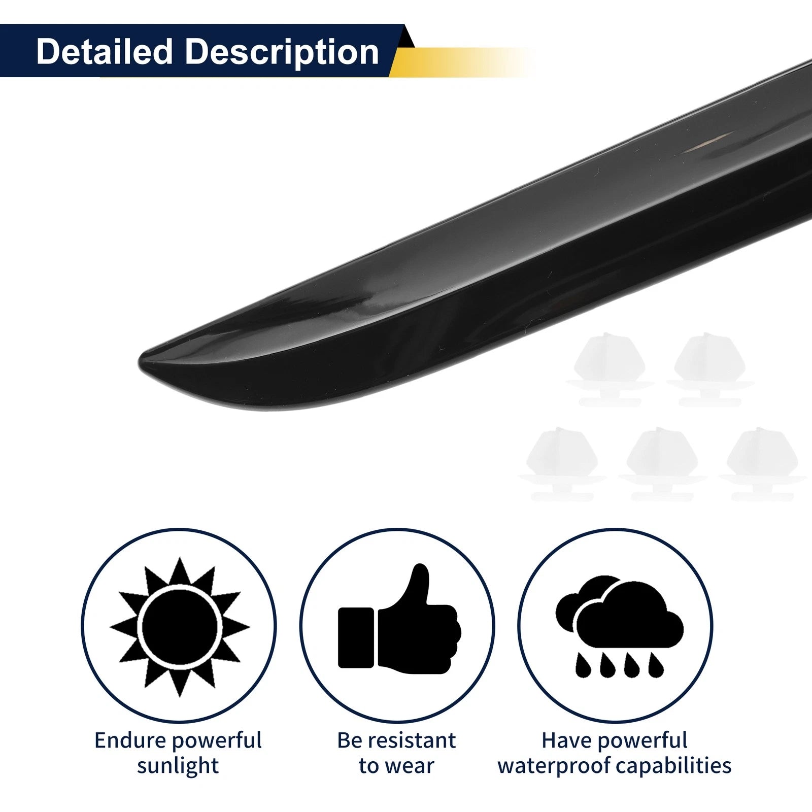 Door Trim Garnish Panel Replacement for BMW 7 Series (2016–2022)