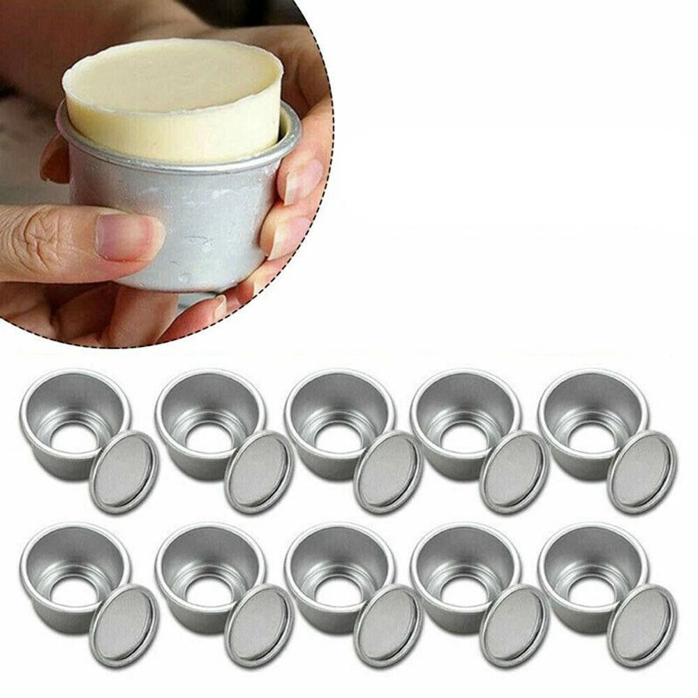 Set of 10 Mini Cake Pans with Removable Bottom for Easy Demolding