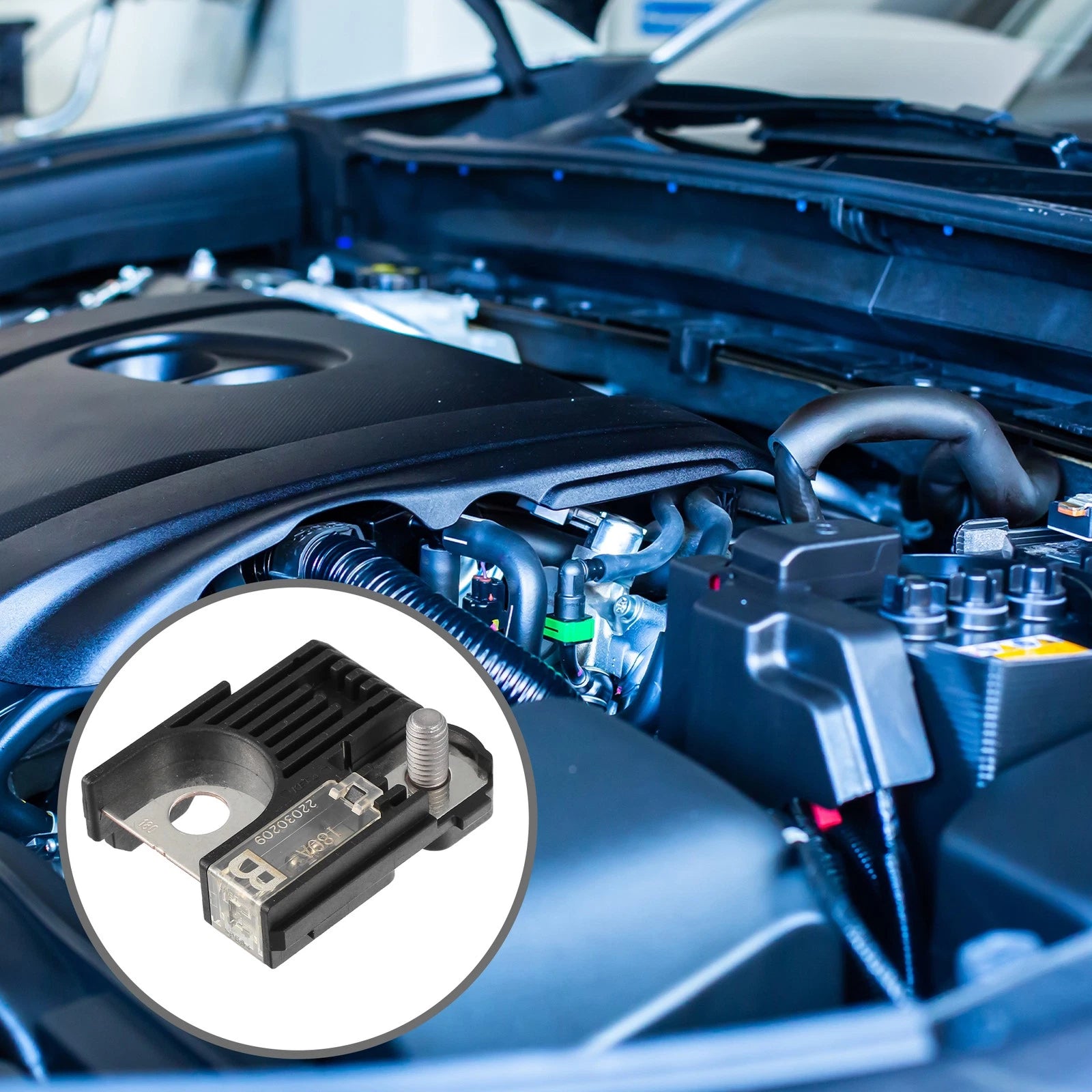 Battery Fuse Terminal Assembly for Hyundai Plastic Black 1 Pc (2006–2021)