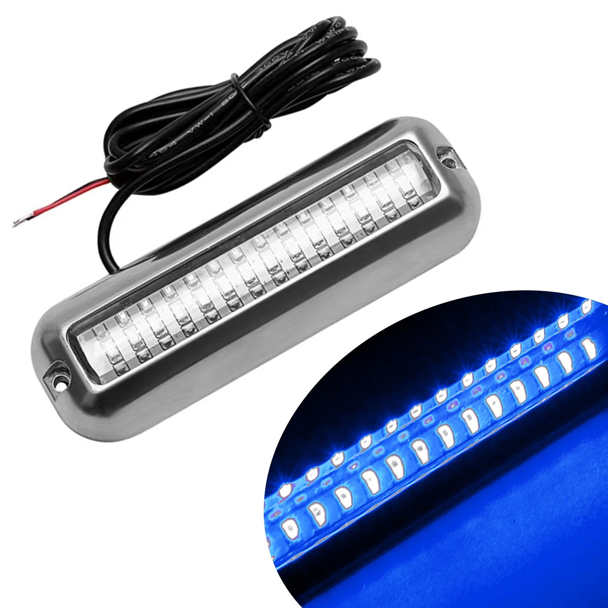 42 LED Underwater Flood Light for Boat (10-30V, IP68)