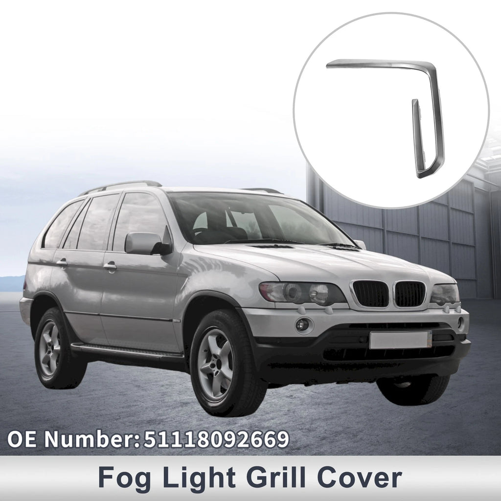 Front Left Fog Light Grill Replacement for BMW X5 (2019–2023)
