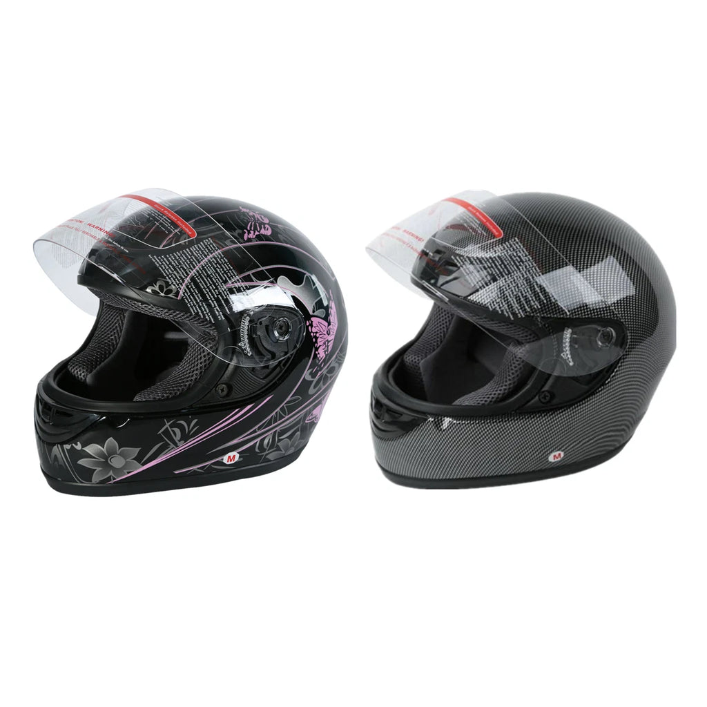 DOT Flip Up Full Face Motorcycle Helmet for (S, M, L, XL)