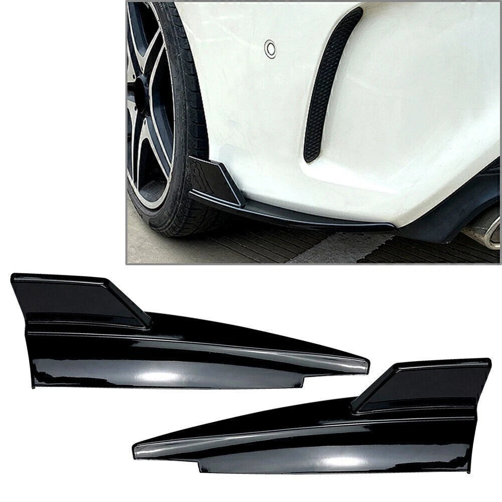 Rear Bumper Canard Vent Kit for Mercedes Benz CLA-Class C117 (2013–2019) Black