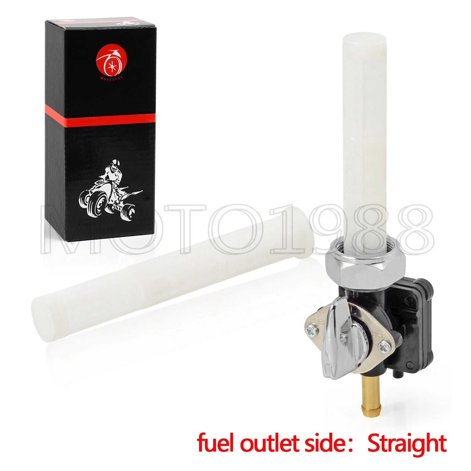 22mm Straight Outlet Vacuum System Petcock for Sportster (1975–1981) 62129-75T 62167-81