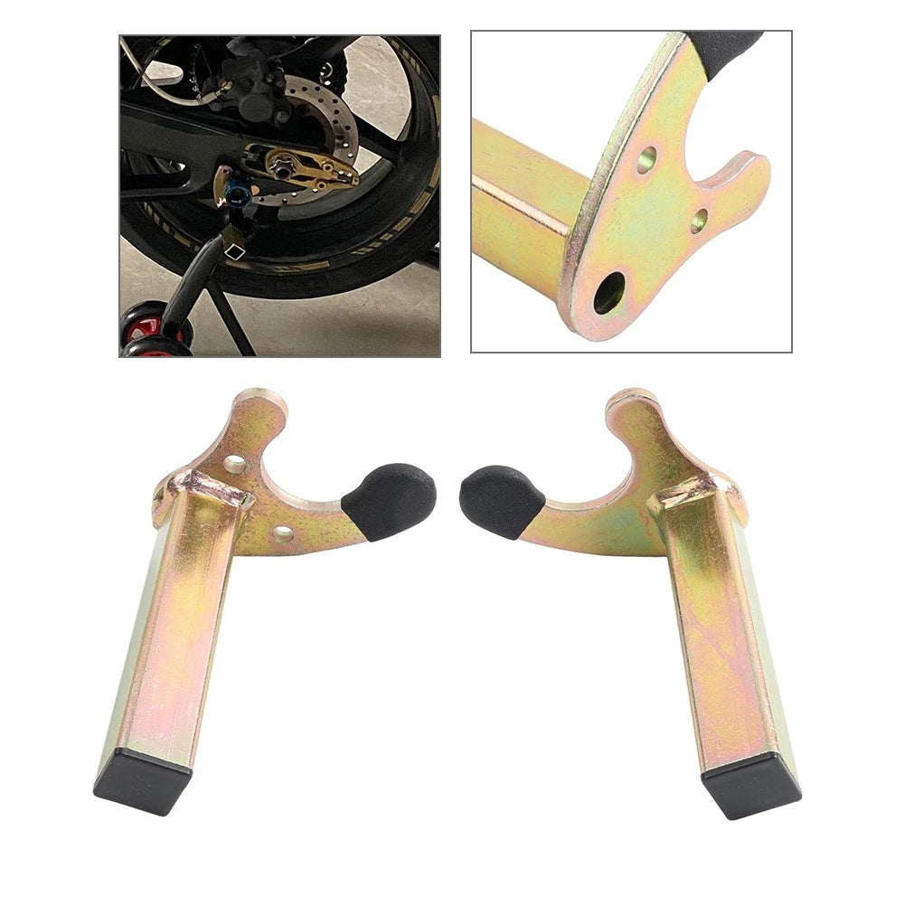 Pair 20mm Rear Wheel Paddock Stand U-Adapter for Motorcycle