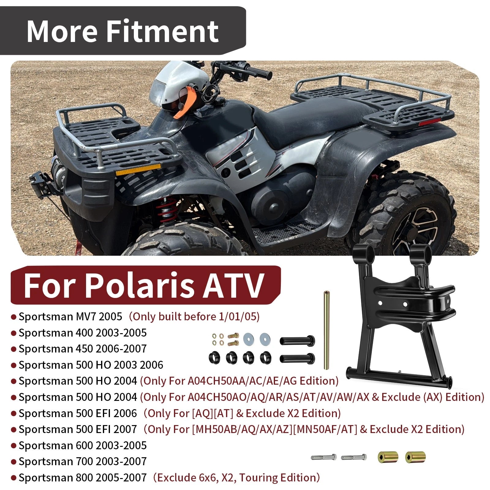 Rear Lower Right A-Arm 1014175-293 for Polaris Sportsman 500 HO (2003–2006)