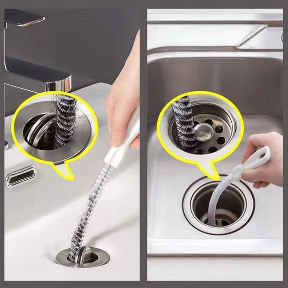 Bathroom Sink Cleaner Clog Removal Brush Home Maintenance Kit