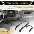 Dashboard Panel Cover Trim Carbon Fiber Pattern Set for Toyota Tacoma (2016–2023)