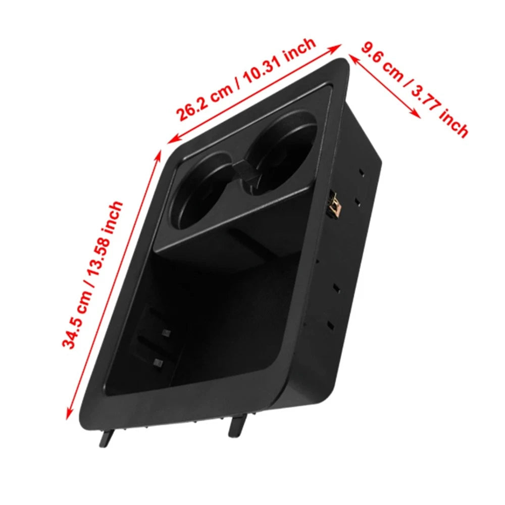 Center Console Cup Holder with Storage Container Tray for Chevrolet Silverado (2014–2023)
